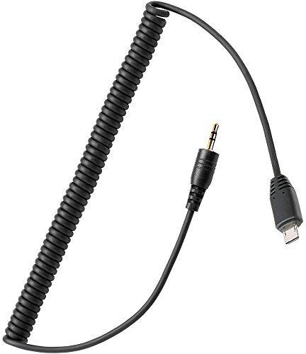PHOLSY S8 Kamera Fernauslöser Anschlusskabel 2,5 mm Klinke (Kabel, Verbindungskabel) für Auslöser (z.B.Timer-Fernauslöser) und für Sony Kameras - Ersatz für Spiral-Verbindungskabel 2,5mm-S2 2,5-S2