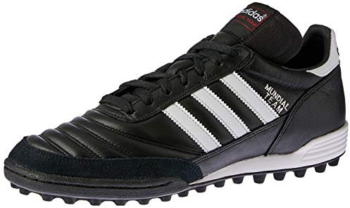 adidas Herren Mundial Team TF Fußballschuhe, Hellgrau, Mittelgrau, Goldmetall, 45 1/3 EU