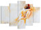 Bilder auf Leinwand 150x100cm Leinwandbild Persönlichkeit Freundschaft Liebe Ehe Groß XXL Wanddeko Bild Schlafzimmer Set 5 teilige Wandbilder Dekoration Wohnzimmer Canvas Kunstdruck Art EA150x100-3168