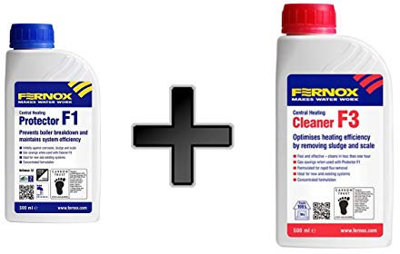 Fernox F1 & F3 Central Heating Protector and Cleaner