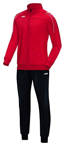 JAKO Kinder Trainingsanzug Polyester Classico, rot, 140, M9150