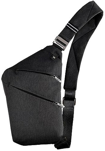 VADOO Sling Bag - Anti-Diebstahl Crossbody Schultertasche für Damen und Herren