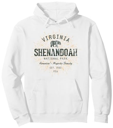Retro Style Vintage Shenandoah National Park Pullover Hoodie