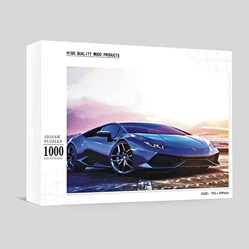 SWECOMZE Sportwagen Puzzle, Puzzle 200/1000 Teile, Puzzle mit Auto-Motiv, Spiel Puzzles für Erwachsene und Kinder ab 6 Jahren, Haus Dekoration Geschenk (A,1000 Teile)