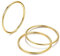 Dimaday 1 mm 14 Karat Vergoldete Stapelbare Ringe für Frauen Edelstahl Schlicht Dünner Ring Gold einfacher kleiner Daumen Statement-Band Ringe Bequeme Passform