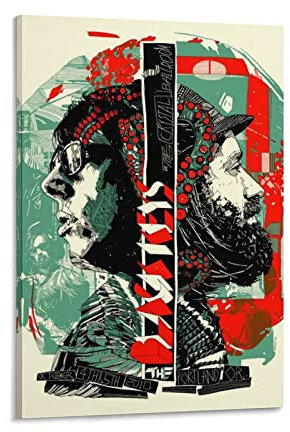 TSALF Bilder Wohnzimmer Modern Kein Rahmen The Indie Snob Music Posters Band Hip Hop Guitar Festival Concert Wall Decor Canvas 60x90cm