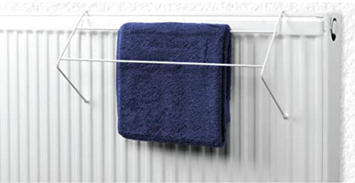 Vivo Technologies 2×3 Pack of Radiator Airer Dryer Clothes Drying Rack Rail 2 Bar Towel Holder Hang Indoor Laundry Dryer Rail Lightweight