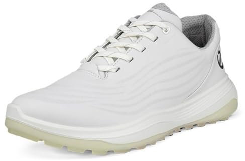 ECCO Women's Lt1 Hybrid Waterproof Golf Shoe, White, 7/7. 5 UK