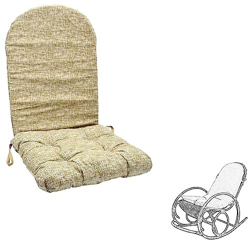 OKAFFAREFATTO MADDALONI Cuscino per dondolo in bambu fantasia beige