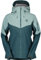 Scott W Explorair 3l Jacket Colorblock-Grün - Wasserdichte atmungsaktive Damen Backcountry Tourenjacke, Größe S - Farbe