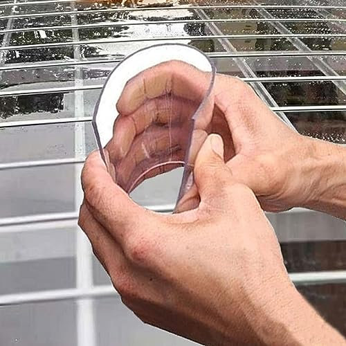 ANSNOW Polycarbonat-Dachbahn, Durchsichtige Acryl-Kunststoffplatte, Dachverkleidung, Glasersatz, Ersatzplatten Für Gewächshausüberdachungen, Carports, Stadien, Bushaltestellen/1 * 3 M (3,3 * 9,9 Fuß
