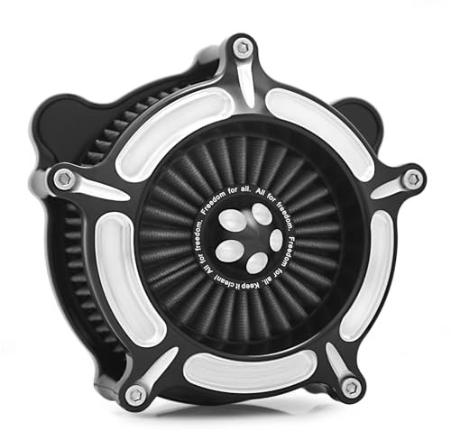 TOPRAMETAL Road glide filtro aria Turbina Spike filtro aria road king Per Harley Touring street Glide 08-16 nero