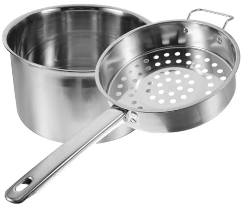 PRETYZOOM Passoire de Cuisine Cuillère Passoire à Nouilles Ensemble en Acier Inoxydable