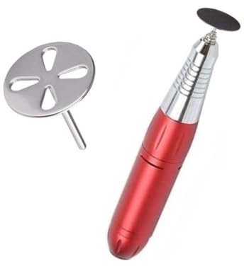 Natury Nails broca base de 20 mm y 4 ranuras para discos de pedicura reemplazables de torno de uñas, Pododisco Pedicuras Callosidades y Asperezas (BROCA BASE)