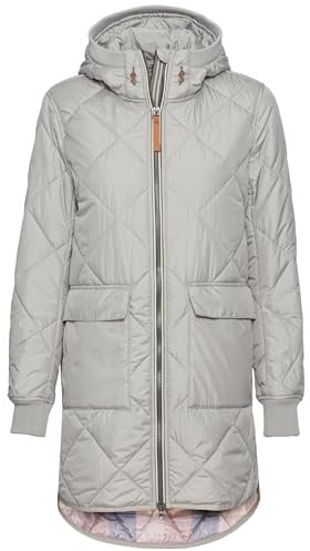 camel active Damen Steppmantel aus recyceltem Polyester Salbei Grün, womenswear-48