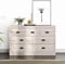 Galano Bruno 3+4 Kommode – Moderne Kleideraufbewahrung für Schlafzimmer, Wohnzimmer und Flur – Staubgraue Eiche