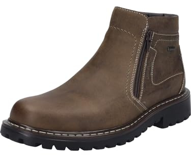 Josef Seibel Herren Ankle Boots Chance 55,Weite G (Normal),Wechselfußbett,wasserdicht,reißverschluss,Stiefel,Bootee,Brasil,39 EU
