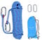 LZ.MZXU Cuerda Escalada 30M, 10mm Cuerda de Escalada Cuerda de Seguridad Nylon Cuerda Cuerdas de Rescate con 2 Mosquetón para Usos al Aire Libre Cuerda Camping Exterior Montañismo