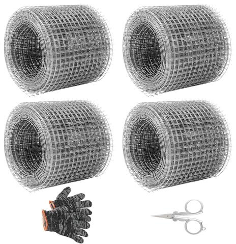 4 Rouleaux Grillage Anti Rongeur 10 cm*6 m Grille Anti Rongeur Grillage Cloture Grillage Inox Grille Anti Rongeur Grillage Jardin Protection Du Jardin Contre Les Rongeurs Anti Souris Anti Rat