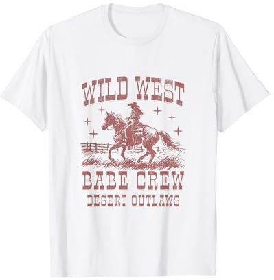 Wild West Babe Crew Desert Outlaws T-Shirt