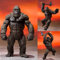 Bankeep Jouets Godzilla vs King Kong, Le Gorilla avec Une Hache, Le Classique Caractère du Film est Mobile et Interchangeable, la Hauteur est d'environ 18 cm