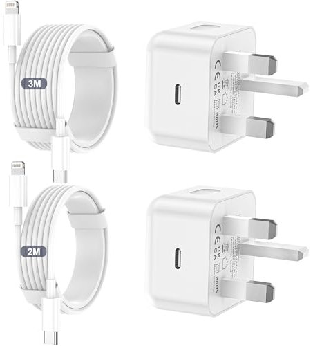 iPhone Charger Fast Charge 2Pack for Apple Charger with USB C To Lightning 2M&3M iPhone Fast charger Cable for iPhone 14 13 12 11 Pro Max XS XR X 8 7 6 Plus 5, iPad and iPod