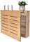An der Wand montierte Aufbewahrungsbox, Router-Aufbewahrungsbox, Router-Aufbewahrungsbox, Wandmontage-WLAN-Router-Ständer, 2 Ebenen, Set-Top-Box unterstützt schwimmende Halterung, Wandmontage, Regalha