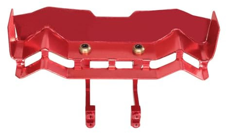 EHJRE RC Car Spoiler Heckspoiler 1/14 Skala RC -Auto Ersatz Aluminiumlegierung für 14209 14210 Upgrade Dekor RC Car Spoiler Flügel, Rot