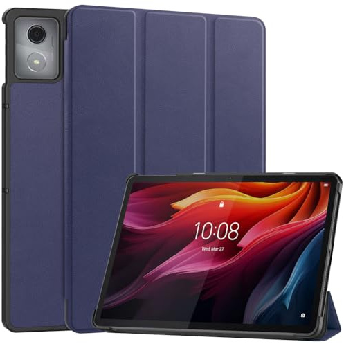 Kepuch Custer Coque pour Lenovo Tab K11 Plus 11.5 TB352FU/FC/XC,K11 11.5 TB230XC,PU-Cuir Étui Housse - Bleu