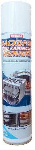 BACKOFEN & KAMINGLASREINIGER 400ml Backofenreiniger Backofenspray Reinigung Kaminscheibenreiniger Ofenglas Kaminglas Reiniger 50