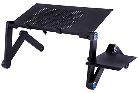 Support réglable pliable en aluminium pour ordinateur portable avec ventilateur de refroidissement pour ordinateur portable Seville