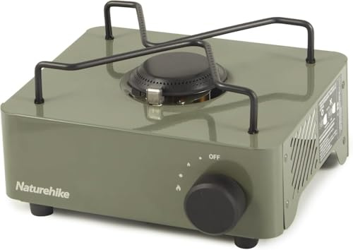 Naturehike Mini Portable Gas Camping Stove for Hiking & Travel, Compact Design, Compatible with Butane & Propane Canisters
