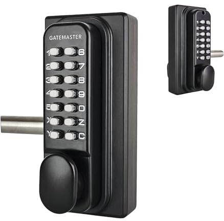 Gatemaster BDG4060L Superlock 2.0 Digital Double-Sided Gate Lock | Mechanical Keypad Both Sides | Fits 40–60mm Gate Frames | Left Hand
