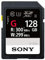 Sony 128GB UHS-II SD Speicherkarte SDXC Klasse 10 - Speicherkarten (128 GB, SDXC, Klasse 10, UHS-II, Schwarz)