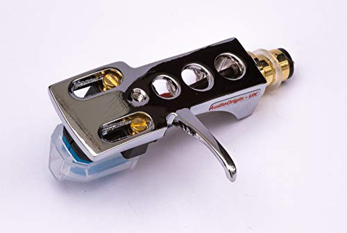 Coque chromée miroir, support avec micro AT, aiguille pour AKAI AP-006, ATT05U, AP-306/C, ATT022U, AP-007, AP-Q50, AP-D30. AP-307, AP-005, ATT10U, AP-103/C, AP-Q80, AP-Q55