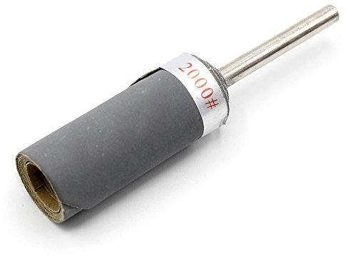 Schleifbänder Schleifhülsen Schleifpapier für Dremel Proxxon Zubehör in Körnung 180 240 320 600 1000 1500 2000 3000 5000 7000 (Menge 4x, Körnung 2000)