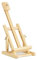 relaxdays Cavalletto per Espositore Quadri, Cavalletto da Pittore, Supporto Tela, da Tavolo Richiudibile, 37 cm, Legno
