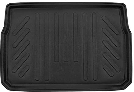 J&J AUTOMOTIVE | Tapis De Coffre sur Mesure pour 208 2012-2019 Noir Antidérapant Bord Haut Toutes Saisons Adapté Animaux de Compagnie