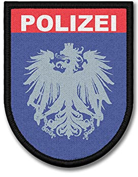 Copytec Patch Österreich Polizei Wappen Emblem Abzeichen Adler Police#37129