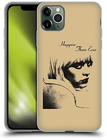 Head Case Designs Offizielle Billie Eilish Albumbild Happier Than Ever Gel Handyhülle Hülle [Militärischer Schutzgrad] Kompatibel mit Apple iPhone 11 Pro Max