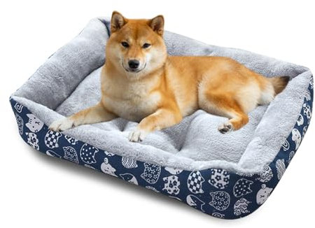 PETCUTE Haustierbett Hundesofa,Waschmaschinenfest Orthopädisches Hundebett für Kleine Hunde,Rutschfestes Boden,Hundebetten Hundekörbchen Katzenbett für Kleine Mittlere und Grosse Hunde
