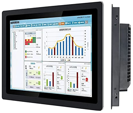 21.5 pollici Panel PC industriale da con schermo capacitivo touch screen e modulo WiFi (8GB RAM 256GB SSD, Core i3-6100U)