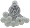 6white bungee ball,marquee ties,elasticated toggles,shock ties,tarpaulin tie down,camping PACK OF 20