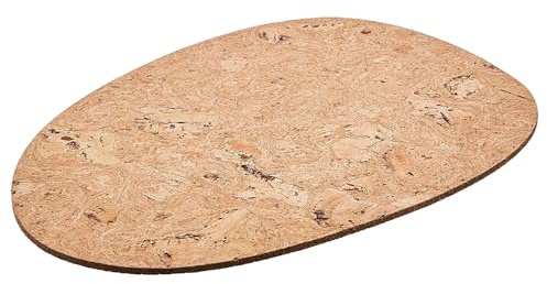 BUTLERS Tischset 42x31 cm Kork - Porto - | Farbe Braun - Nachwachsendes Naturprodukt mit warmer Haptik - Rutschfeste Tischmatte für Esstische & Küchentische