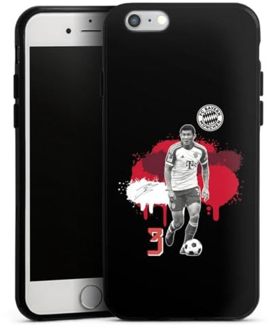 DeinDesign Silikon Hülle kompatibel mit Apple iPhone 6 Case schwarz Handyhülle FC Bayern München Minjae Kim Trikot