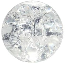 Crack Ball Glass Water Fountain DIY Handicraft Decoration Bonsai Home Photography Fortune Ornament Accessories 3 cm Crack, 3 cm ice Crack Ball