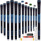 SAPLIZE Set di 13 impugnature da golf con kit completo di rigiratura, oversize, impugnature in gomma per mazze da golf, blu