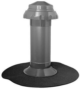 Fleck Flachdachlüfter DN 50 rund mit Wetterkappe und Flansch aus Bitumen-Schweißbahn