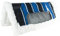Brama West Westernpad Nikan - mit Webpelzrand stoßabsorbierend - Schwarz/Blau - Größe 60 x 60cm