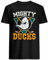 Mighty Hockey Ducks Funny Mighty of Anaheim Sport Player Lover Gifts Pullover Men's Crewneck T-Shirt Short Sleeve Top Unisex Pure Cotton Tee Black XL